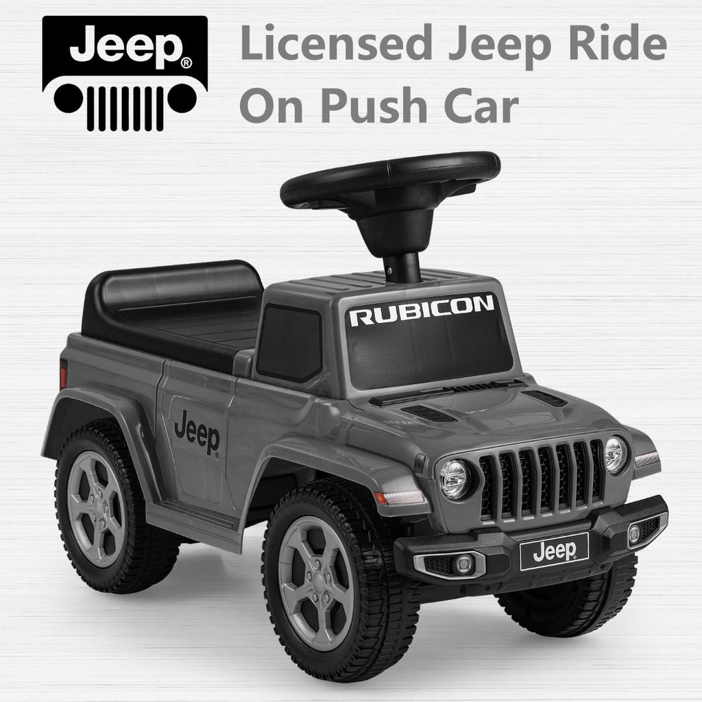 Licensed Jeep Ride on Push Car with Steering Wheel and Engine Sound for Ages 18-36 Months